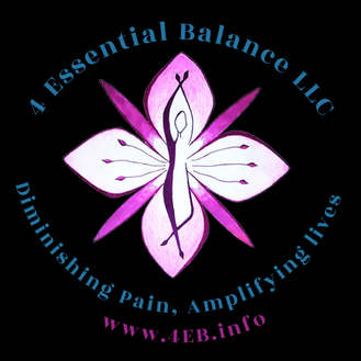 Picture 4 Essential Balance Massage & Reflexology virtual coaching / pain relief with logo of fireweed with silhouette of person